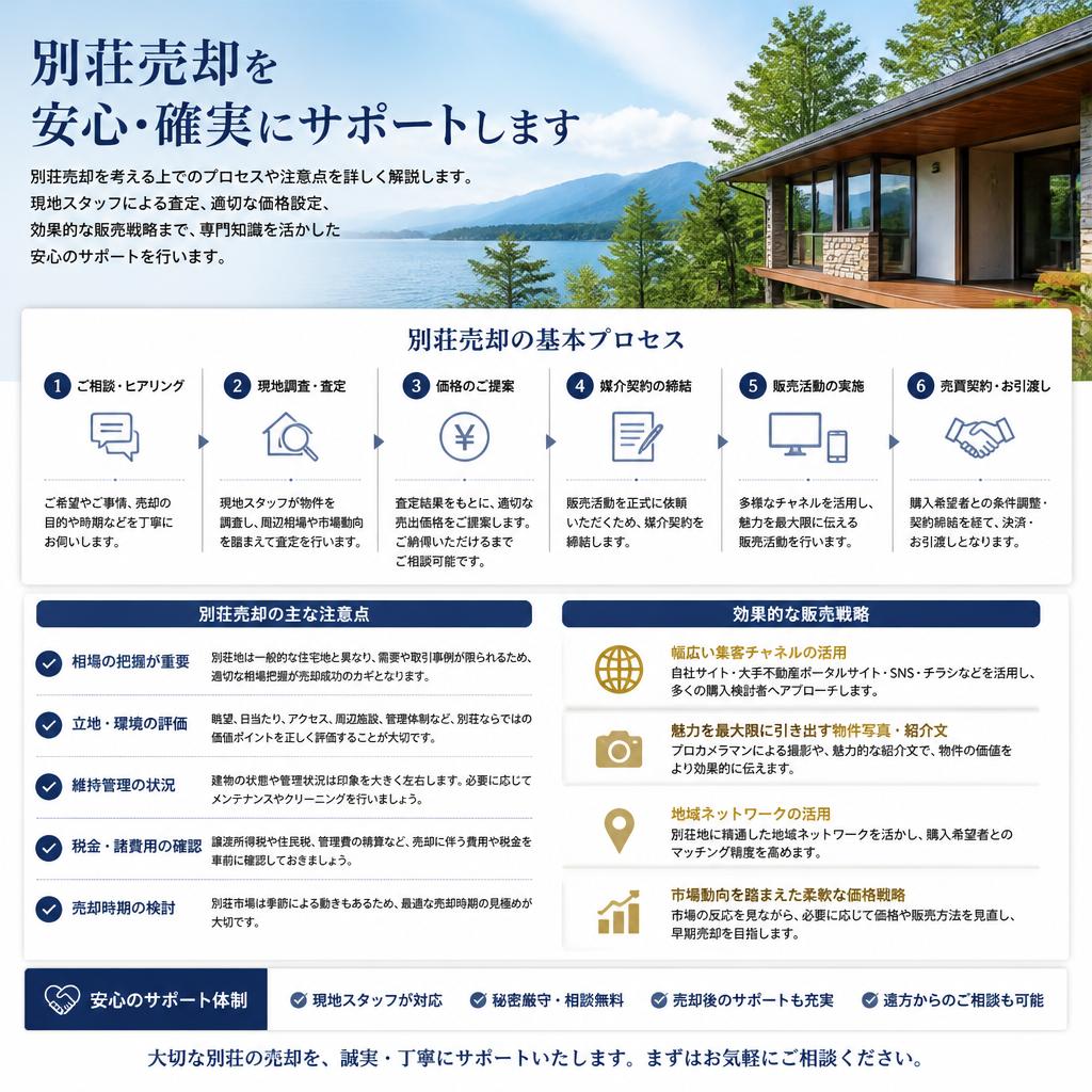 別荘売却のプロセス