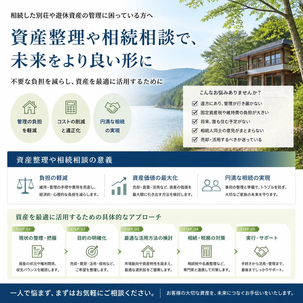 資産整理と相続相談の重要性