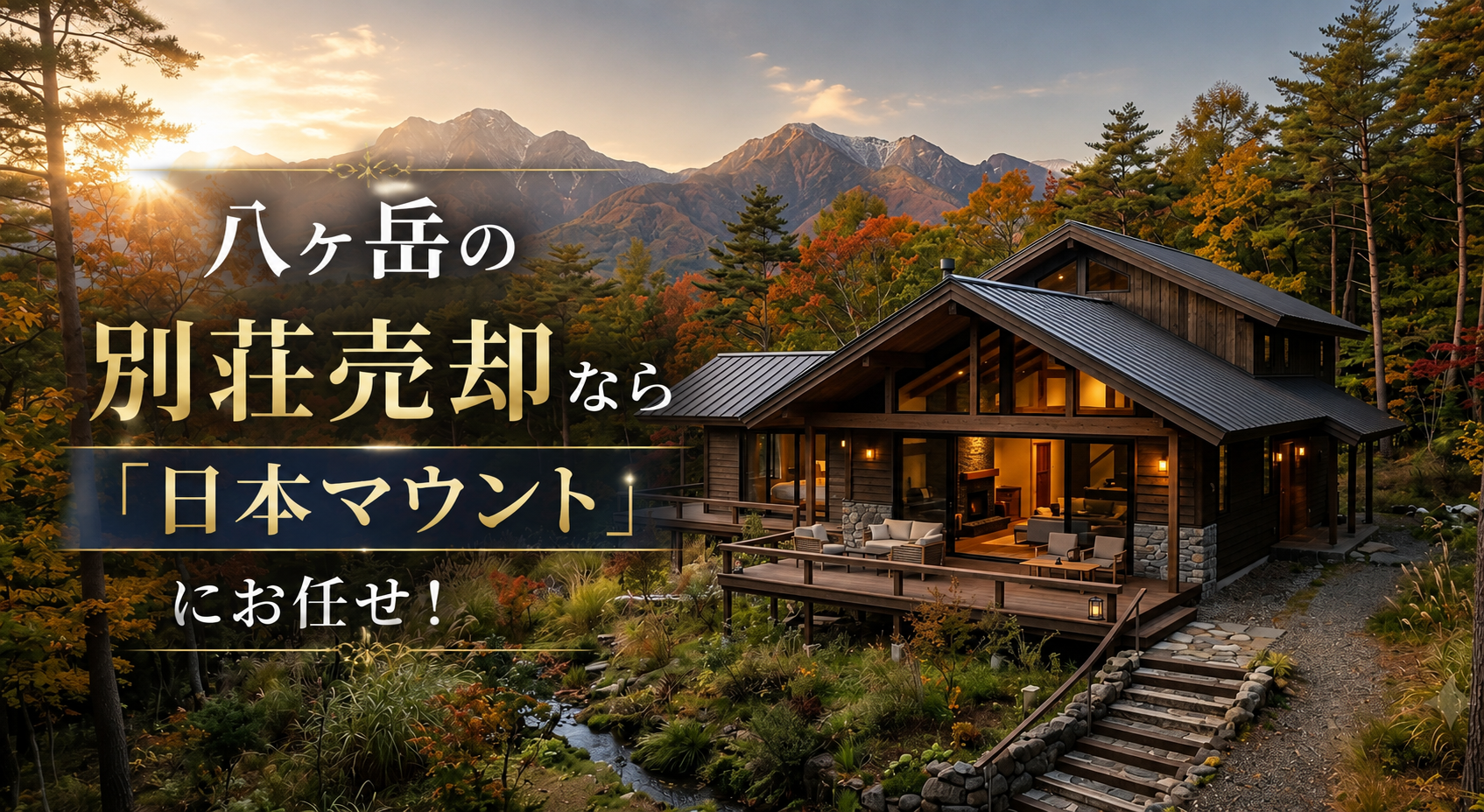 八ヶ岳の別荘売却なら「日本マウント」にお任せ！