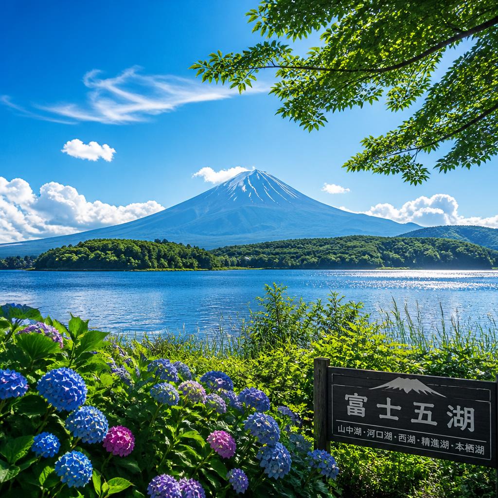 富士五湖の夏、自然とともに満足度を高める！