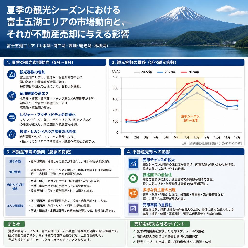 観光シーズン到来：市場の変化