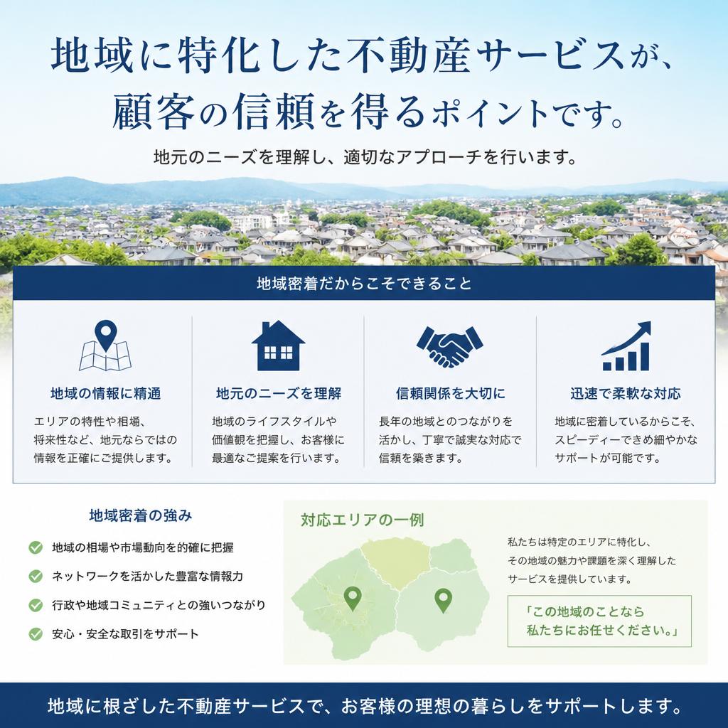 地域密着型のサービス提供