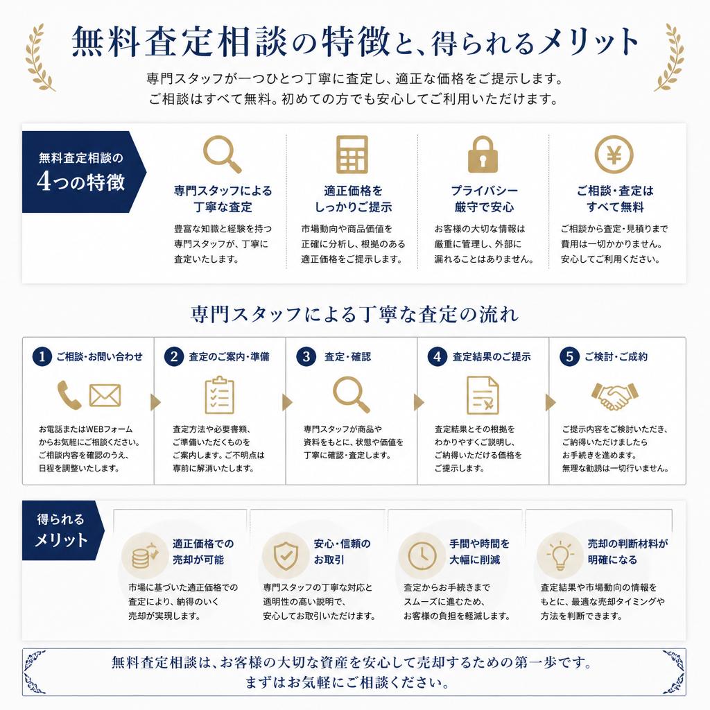 無料査定相談のメリット