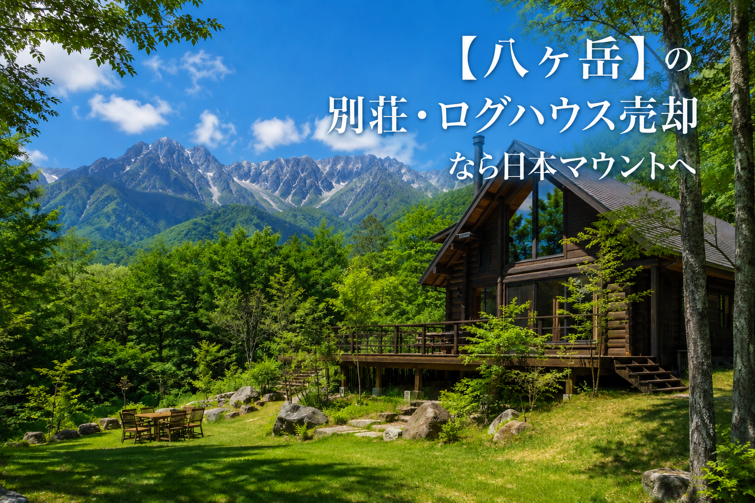 八ヶ岳の別荘・ログハウス売却｜日本マウント