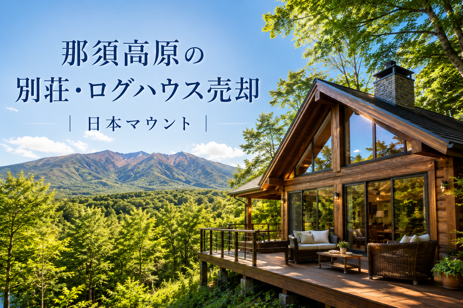 那須高原の別荘・ログハウス売却｜日本マウント