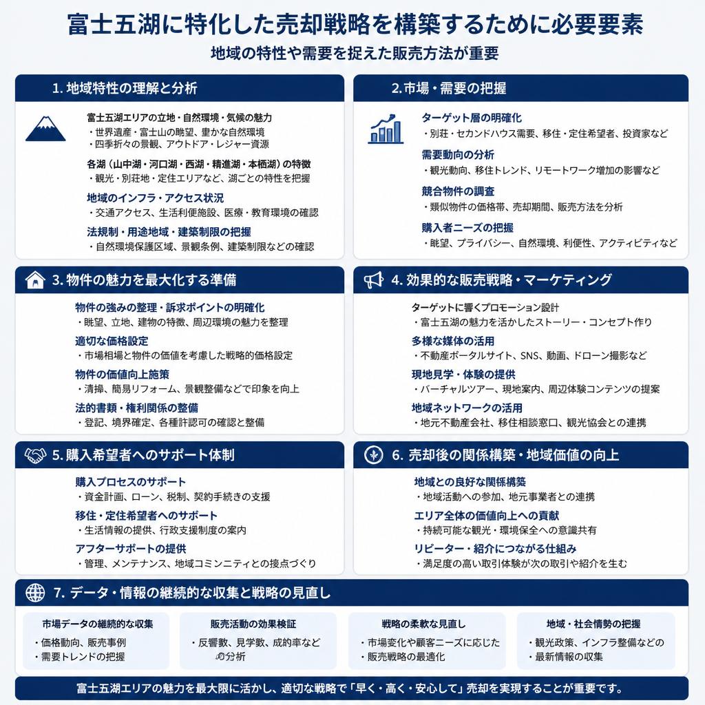 4. 富士五湖特化の売却戦略