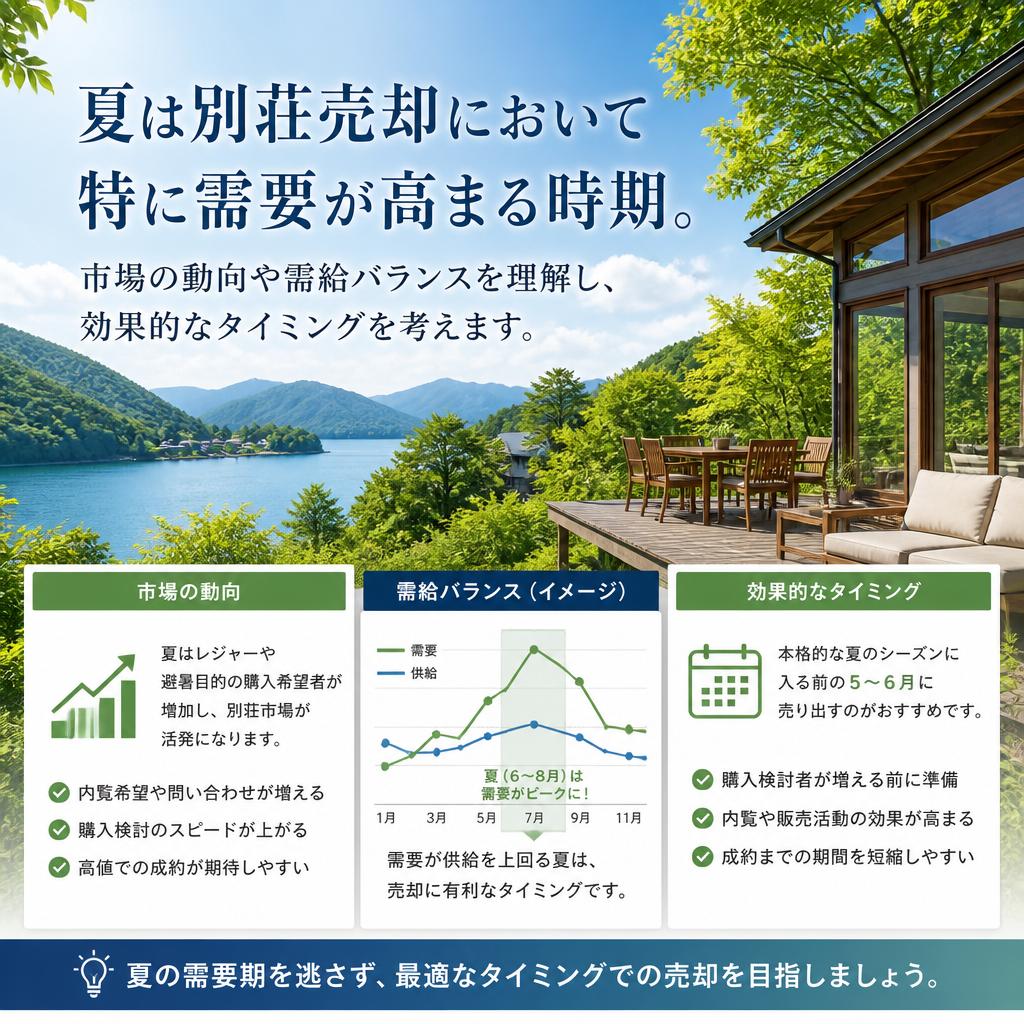 別荘売却のタイミング