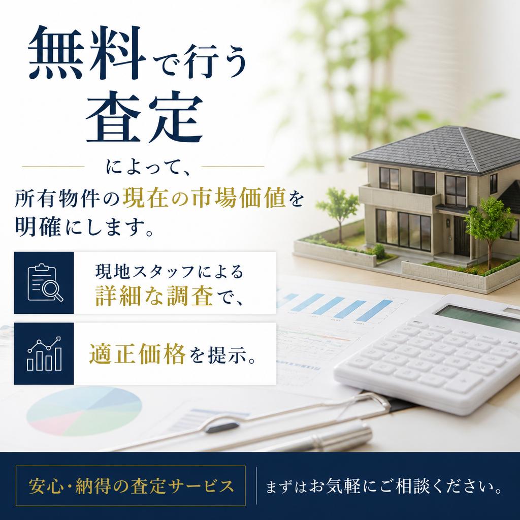 不安を解消する査定サービス