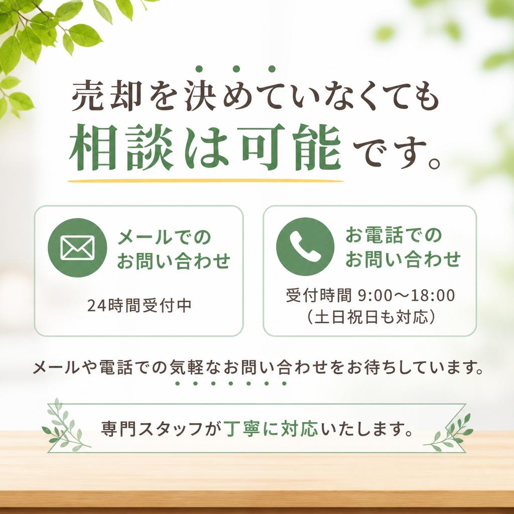 まずはお気軽にお問い合わせを！