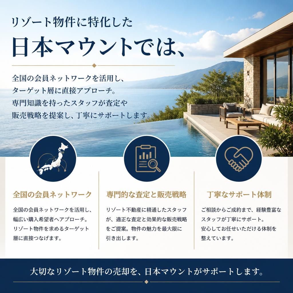 日本マウントの強み