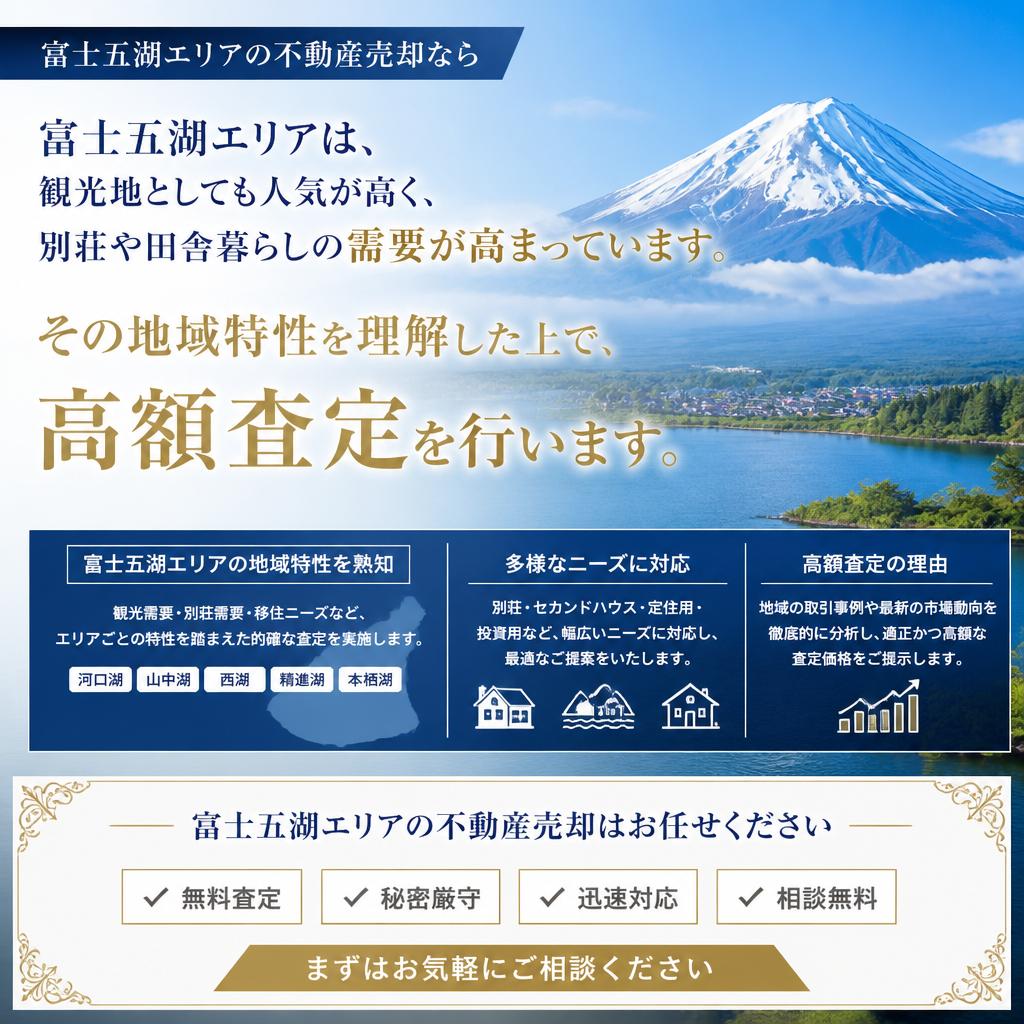 富士五湖エリアの不動産市場の特性