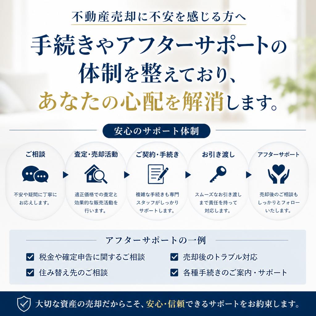 安心のサポート体制