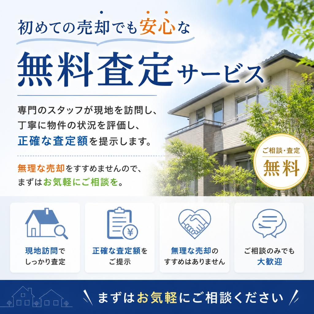無料査定で安心のスタート