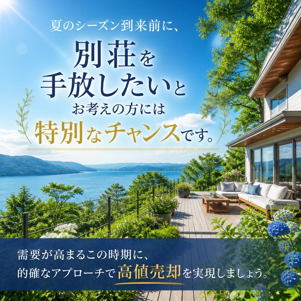 今が別荘売却のチャンス！