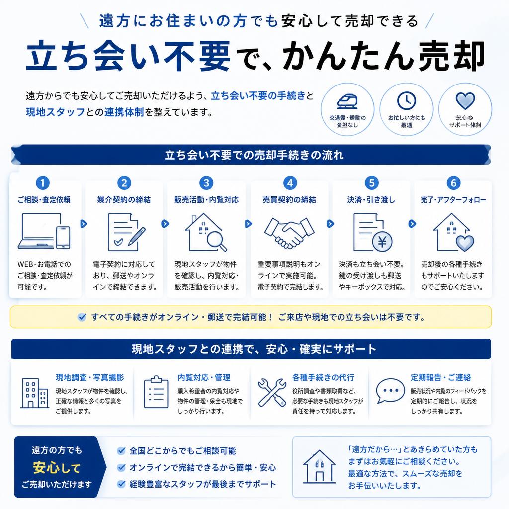 3. 迅速で確実な売却手続き