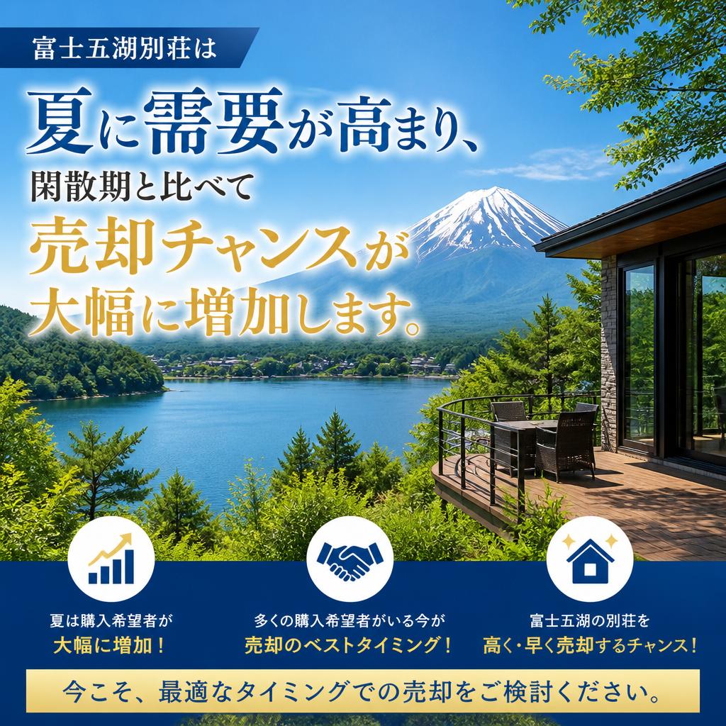 別荘売却のタイミング