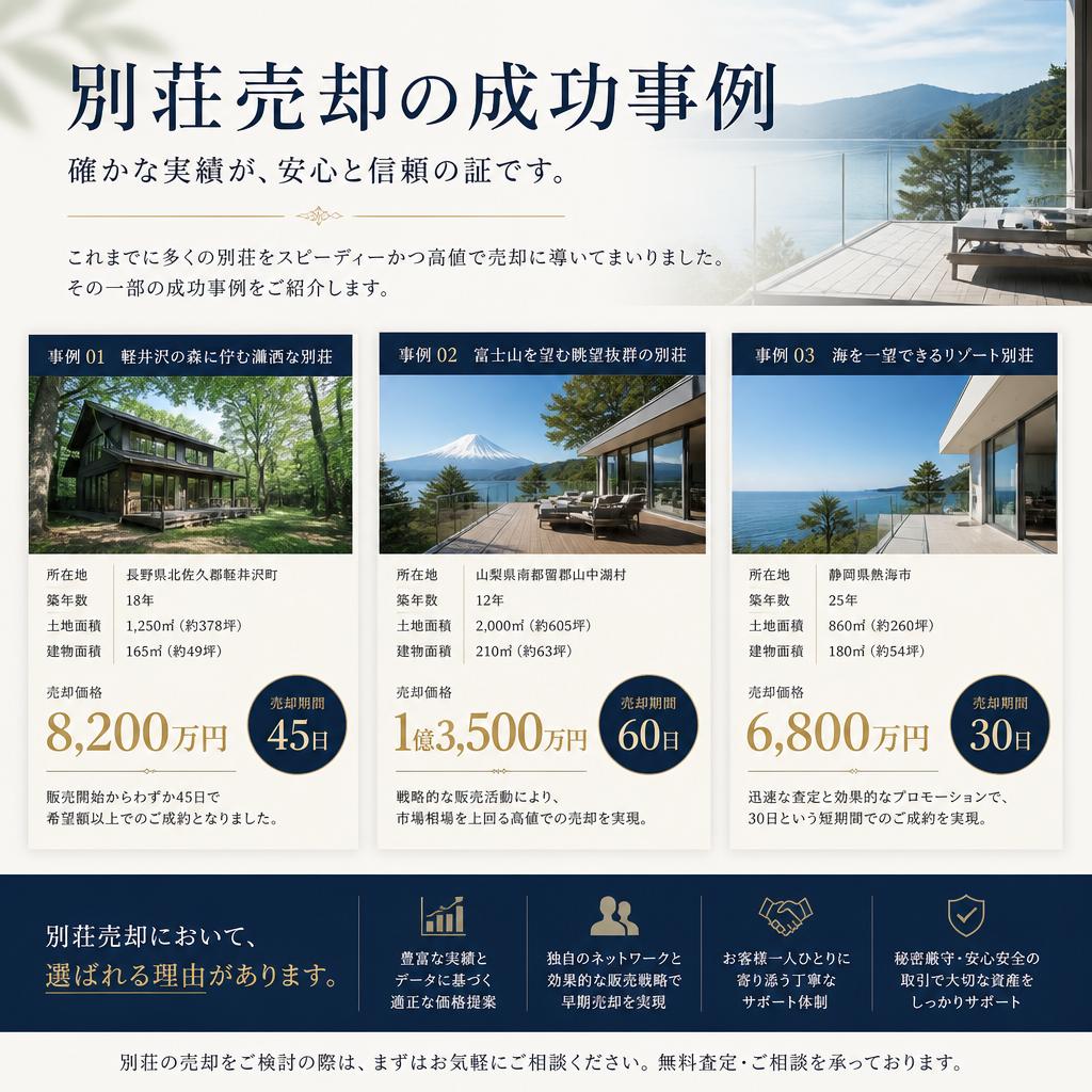 売却の成功事例を紹介