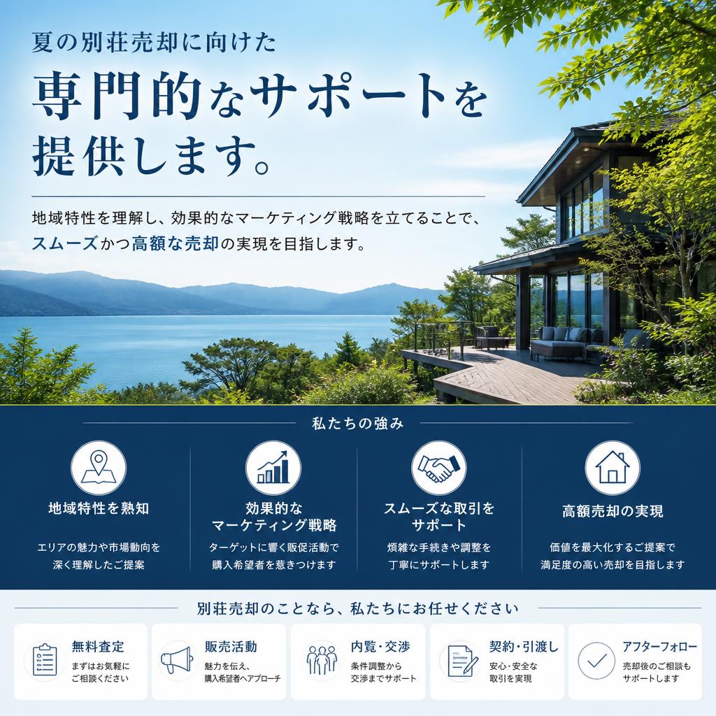 売却成功のためのサポート