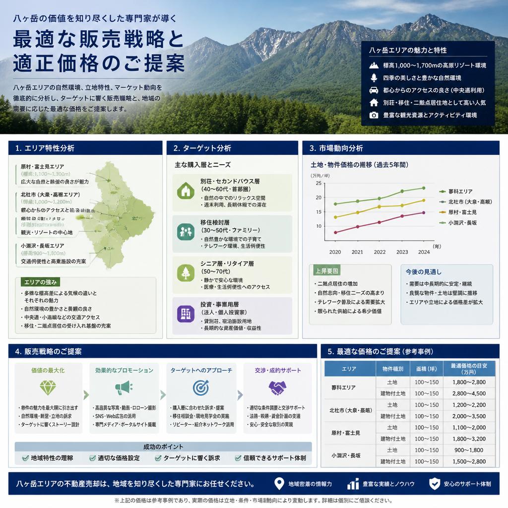 八ヶ岳エリアならではの市場特性