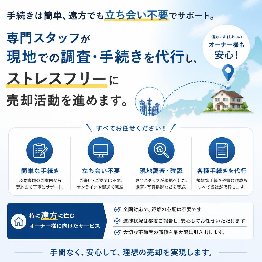 スムーズな売却プロセス