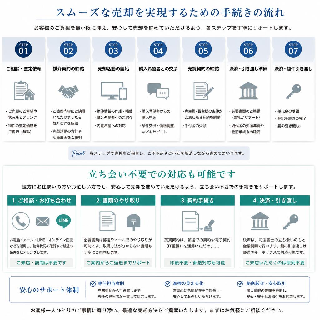効果的な売却手続きの流れ
