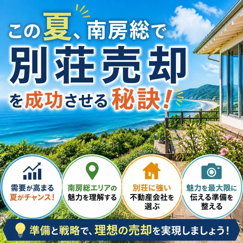 この夏、南房総で別荘売却を成功させる秘訣！