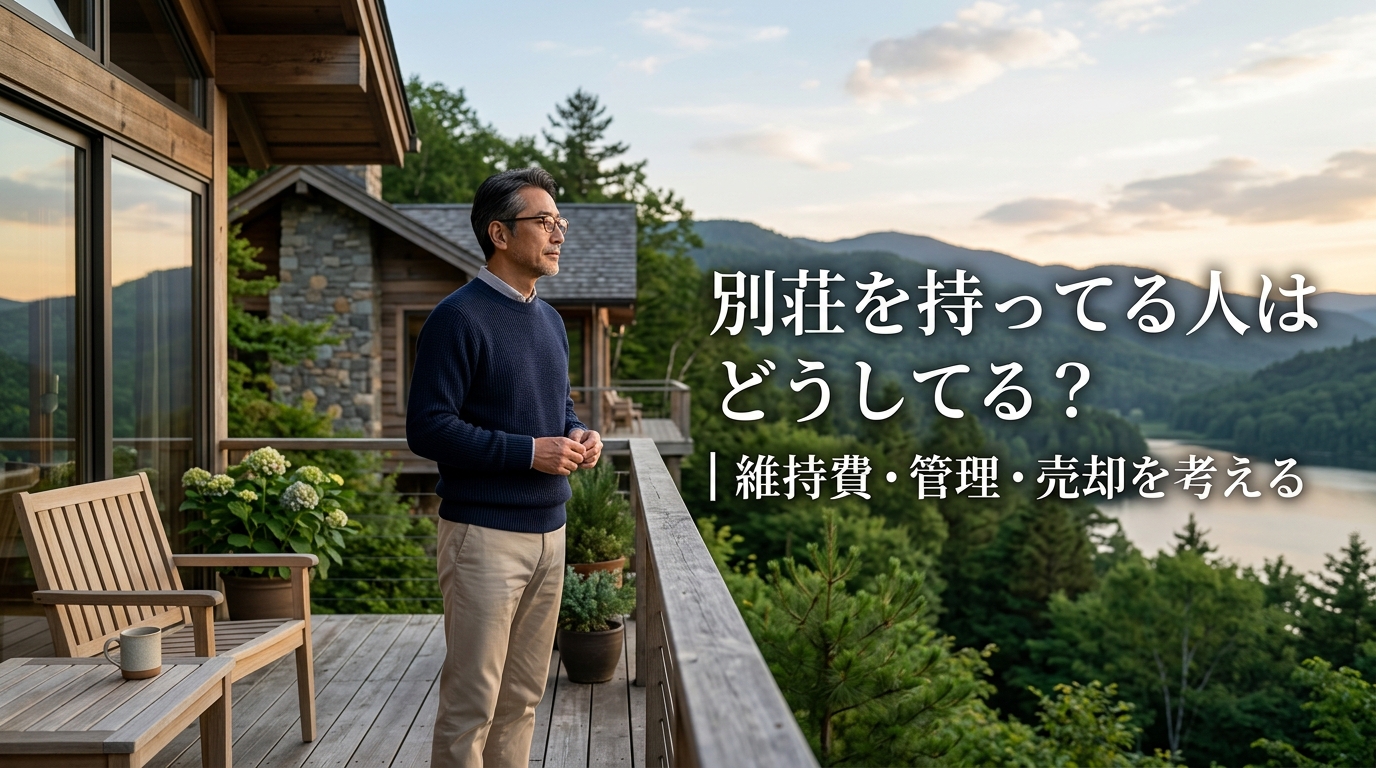 別荘を持ってる人はどうしてる？｜維持費・管理・売却を考える