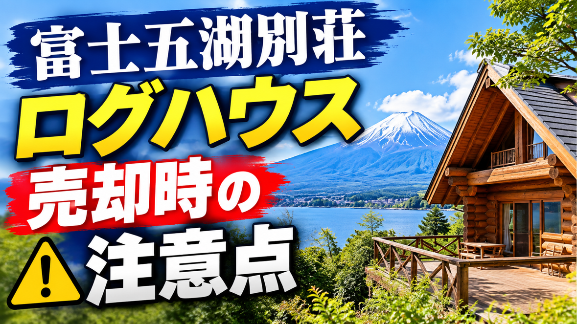 富士五湖で夢のログハウスを売却するための完全ガイド！