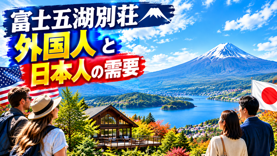 外国人と日本人の需要を理解し、富士五湖での別荘売却を成功させよう！