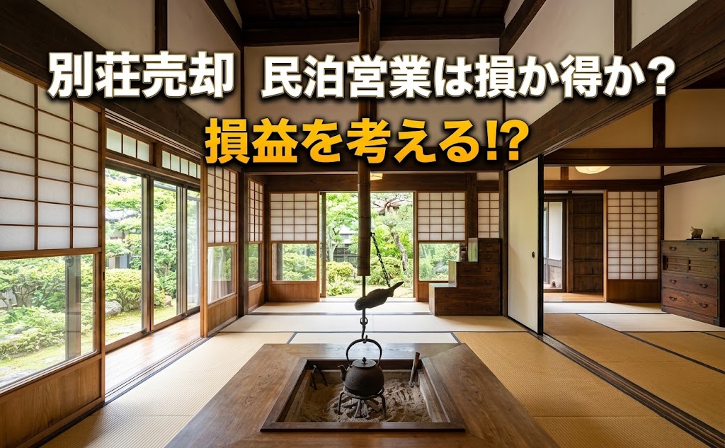 民泊営業で別荘の価値を最大化！