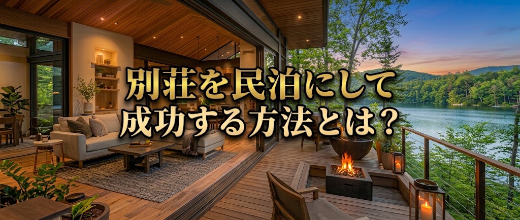 別荘を民泊に生まれ変わらせる成功の秘訣