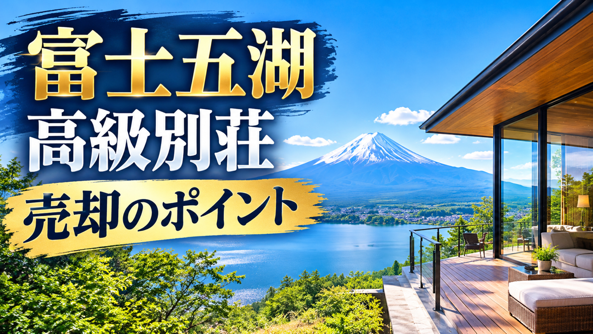 富士五湖の高級別荘、その価値を知る人へ。高額売却も早期買取も、専門スタッフが最適な道筋をご提案。