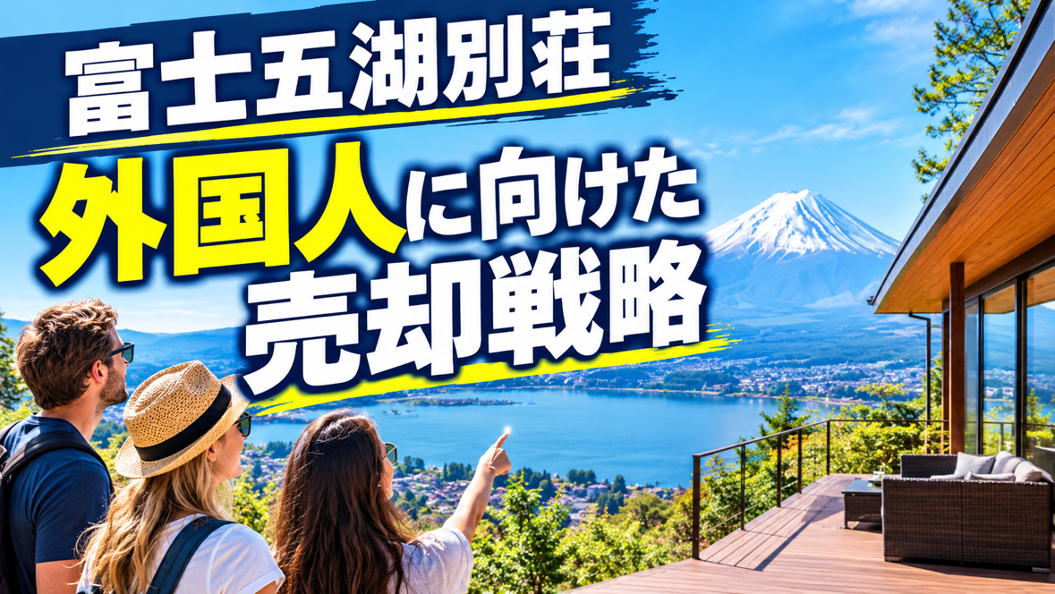 富士五湖の別荘、その魅力を世界の買い手へ。海外目線の販売戦略で、納得の売却を目指します。