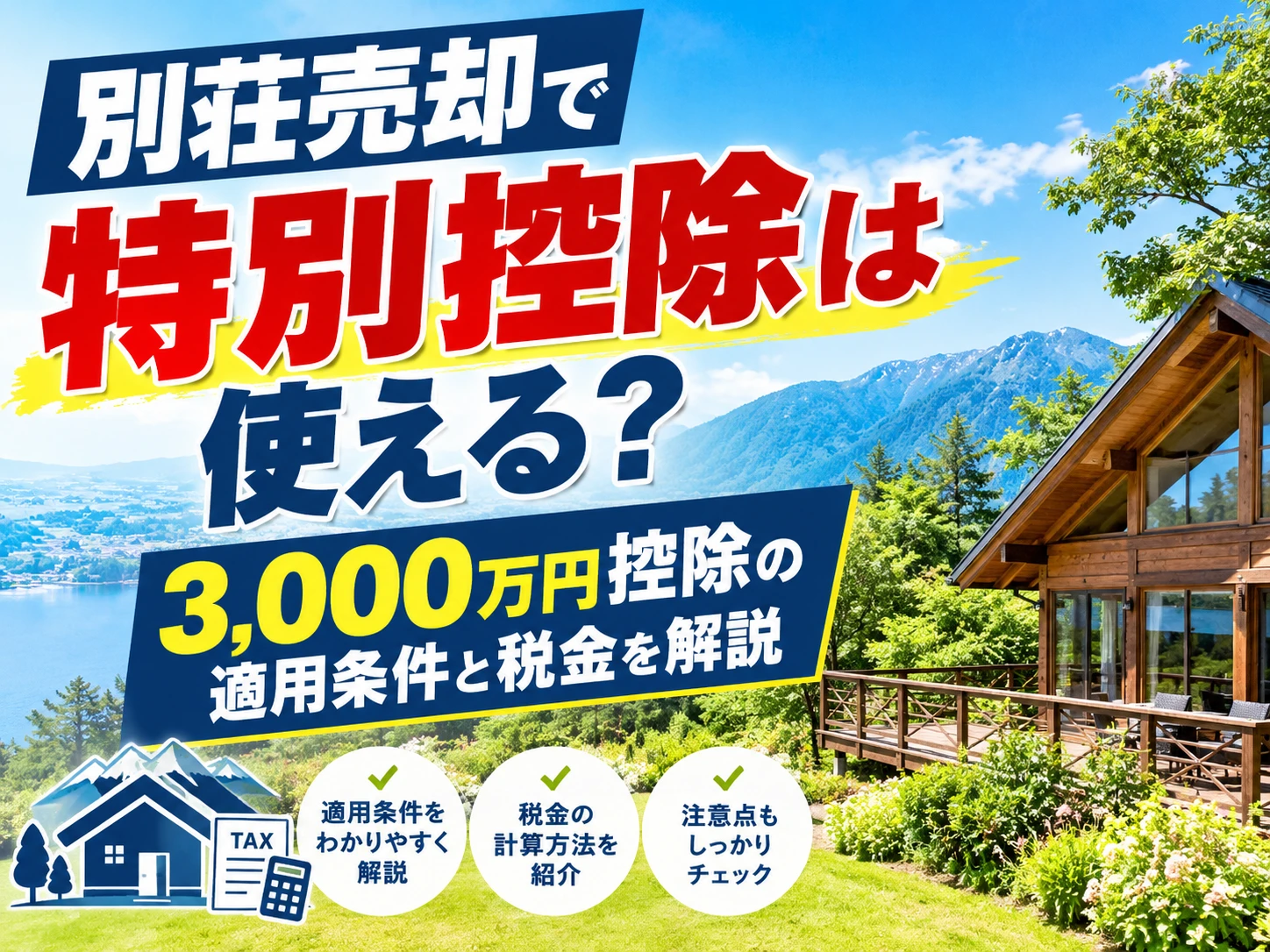 別荘売却と3,000万円控除ガイド (1)