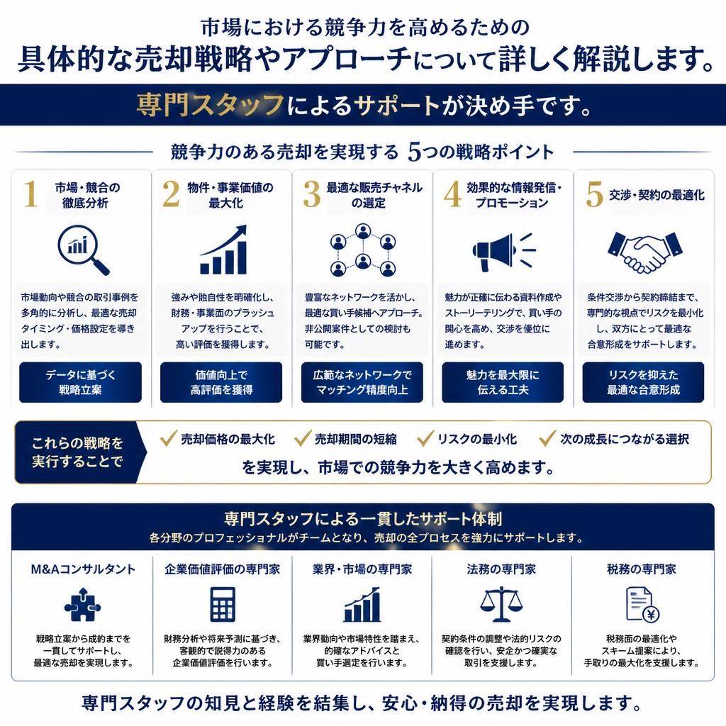 専門知識を活かした高額売却戦略