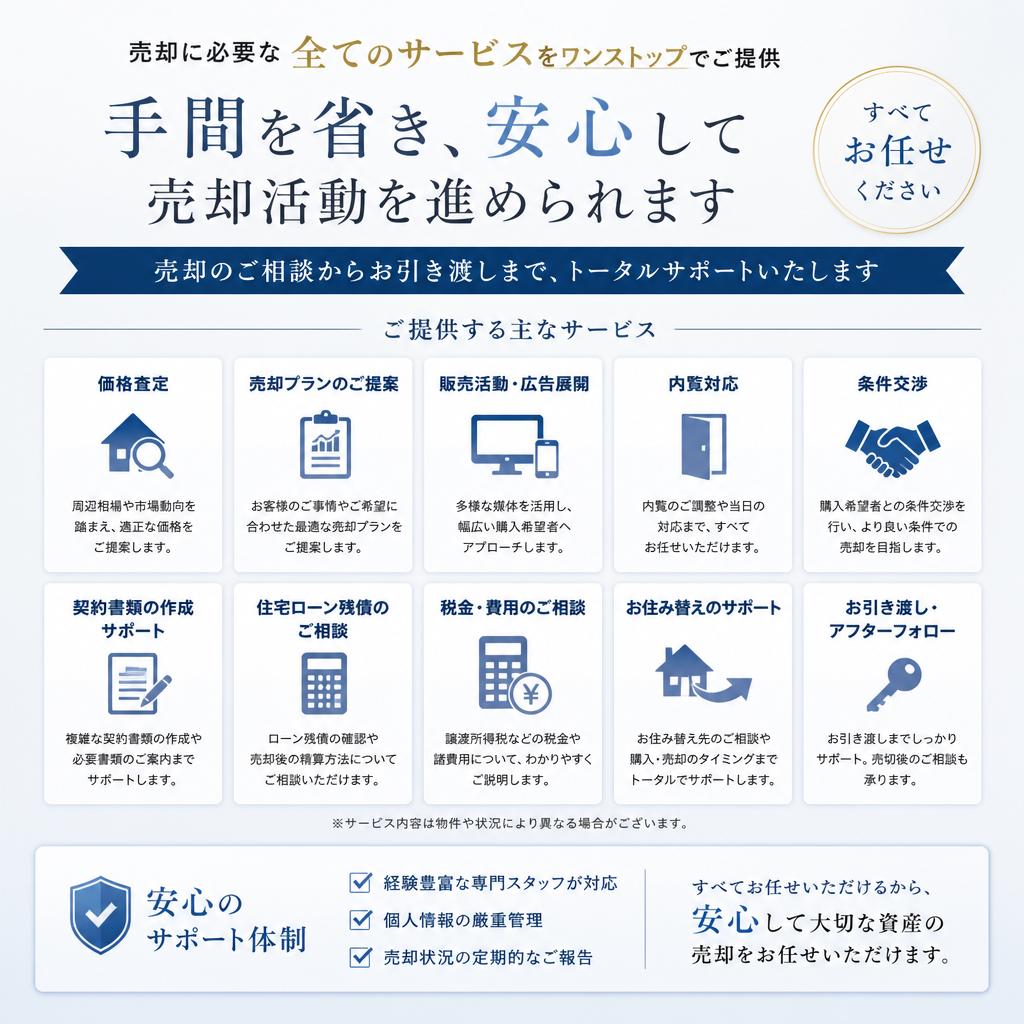 ワンストップサービスの特長