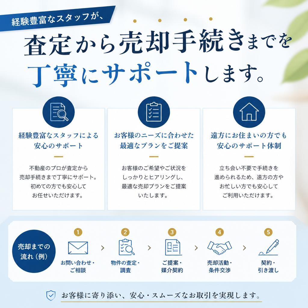 専門スタッフが全力サポート