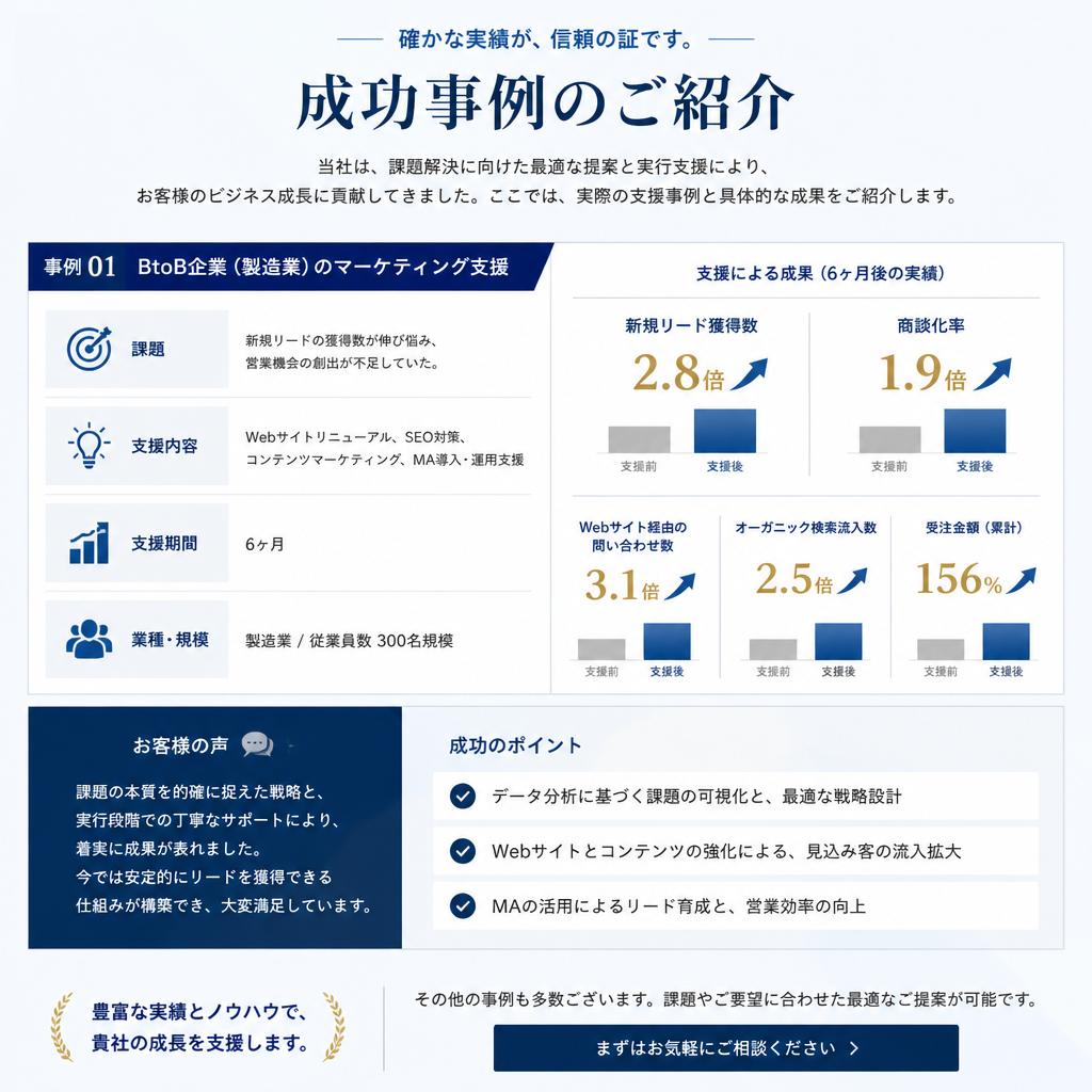 成功事例紹介：実際の売却活動