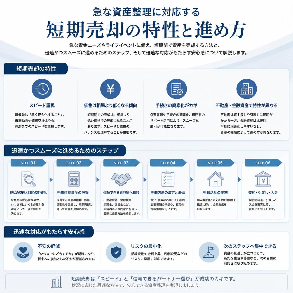 4. 短期売却を可能にする方法