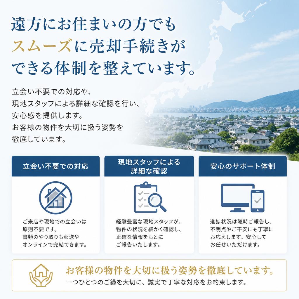 安心して任せられるサポート体制