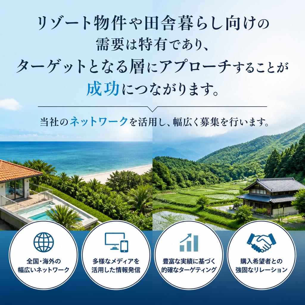 市場におけるリゾート物件の需要