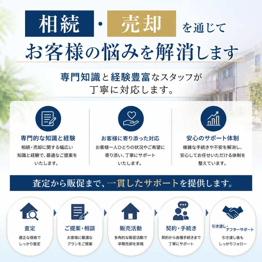 専門スタッフによるサポート