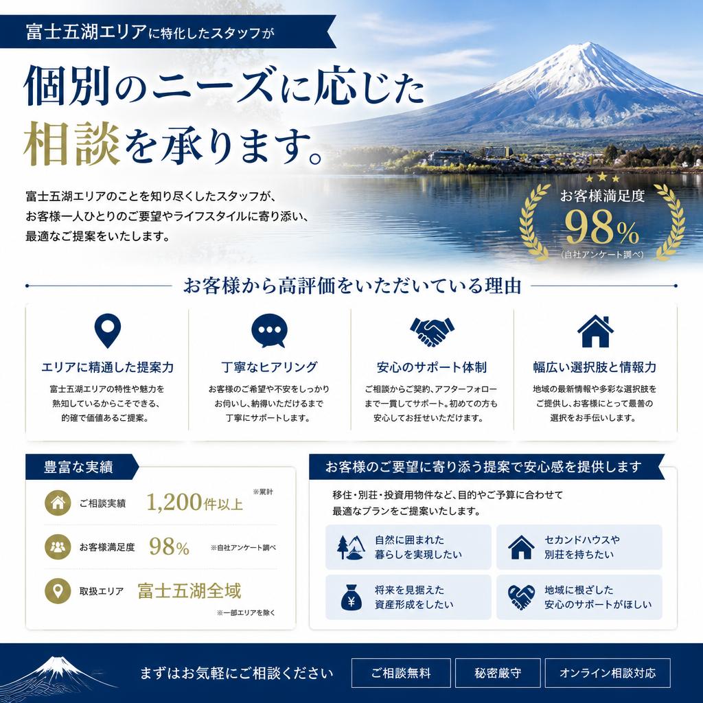 専門スタッフのサポート - お客様の声