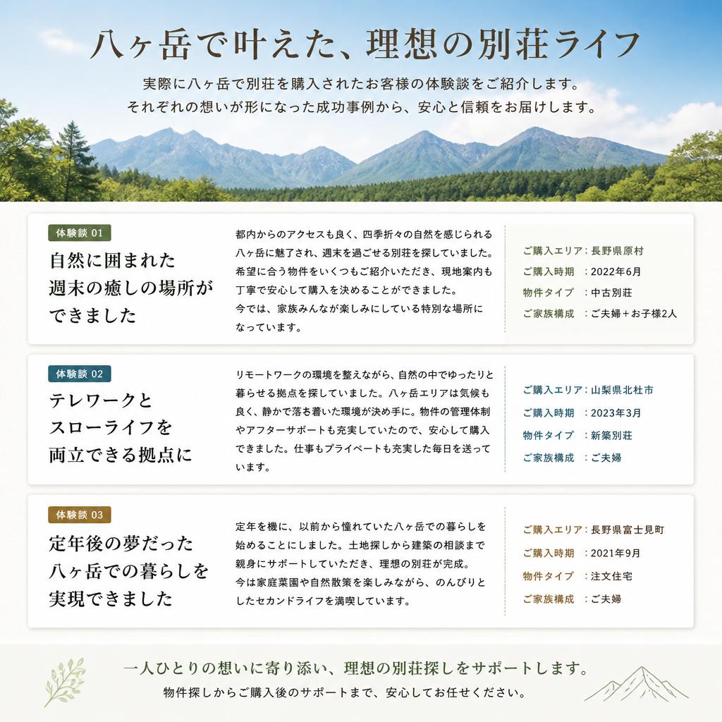 お客様の声と成功事例