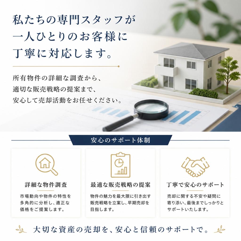 専門家が直接サポート