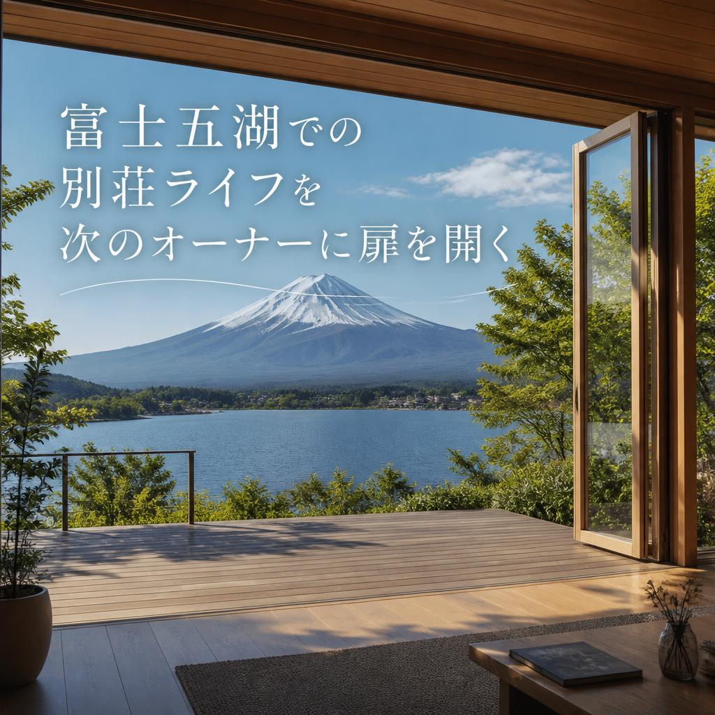 富士五湖での別荘ライフを次のオーナーに扉を開く