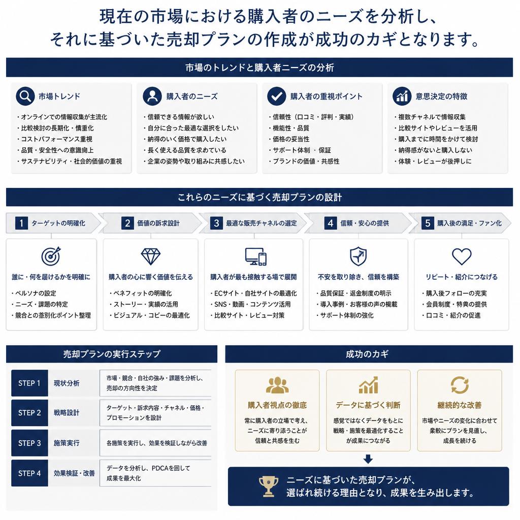 購入者ニーズをつかむ