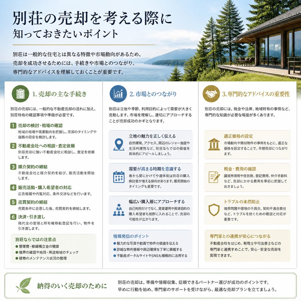 スムーズな別荘売却の方法