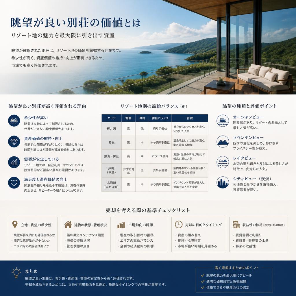 2. 眺望良好な別荘が持つ価値