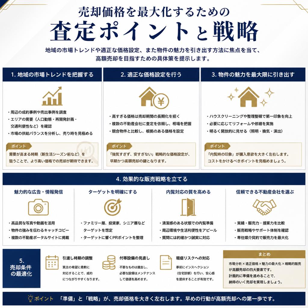 高額査定を実現するためのポイント